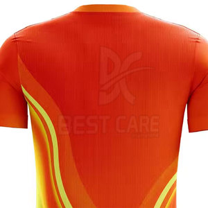 เสื้อฟุตบอลแบบใหม่ พิมพ์โลโก้ตามสั่ง ดีไซน์สวย ผลิตจากโพลีเอสเตอร์ 100% ขายส่งราคาถูก - Product Image 6