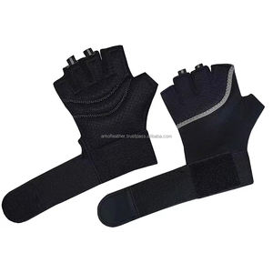 Guantes de entrenamiento para gimnasio, muñequera ajustable, guantes antideslizantes personalizados, medio dedo, guantes de Fitness para levantamiento de pesas - Product Image 1