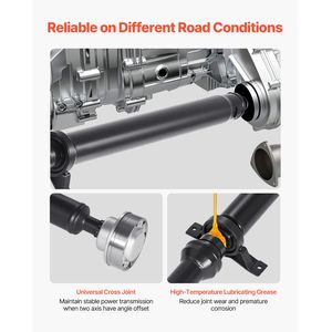 Albero di trasmissione posteriore in acciaio da 71,7-73,2 pollici compatibile per Dodge Charger V6 3.6L (2015-2019) # 976 987 97 - Product Image 5