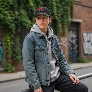 Casquette de baseball en coton avec broderie homard et contour de l'État du Maine, style vintage délavé, casquette de papa personnalisable OEM, casquette de mode - Product Image 6