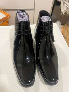 Bottes Chelsea personnalisées pour hommes, pointues, en cuir véritable, à lacets, avec fermeture éclair, imperméables, antidérapantes, légères - Product Image 3