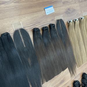 ผมต่อแบบ Super Double Drawn Machine Weft ผมเวียดนามตรงธรรมชาติ สีต่างๆ ตั้งแต่ 8 นิ้ว ถึง 28 นิ้ว - Product Image 4