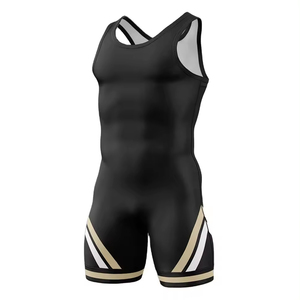 Nouvelle Arrivée - Maillot de Lutte Personnalisé en Polyester Imprimé Réversible, Sublimation, Séchage Rapide, Haute Qualité, Vêtements d'Arts Martiaux - Product Image 1