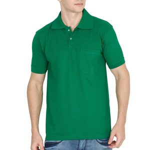 Camiseta Polo Verde Moderna para Hombre, Informal, de Mezcla de Algodón, para Golf, con Logotipo Personalizado, OEM, ODM, Camisetas Polo al por Mayor para Hombre - Product Image 1