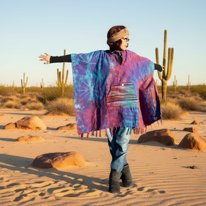 Poncho en coton tie-dye - Autres produits artisanaux - Product Image 3
