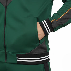 Ensemble de survêtement décontracté à capuche pour homme, hiver, uni |   Vêtements de sport pour la course à pied et la gym |   Polyester respirant à séchage rapide - Product Image 6