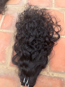 Extensions de cheveux humains indiens naturels de 30 pouces, différents types de cheveux bouclés, cheveux indiens vierges, mèches de cheveux indiens bruts - Product Image 3