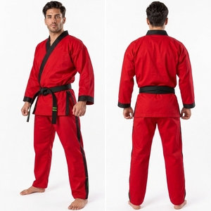 Uniforme de karaté en polyester/coton extensible, vêtements d'arts martiaux, meilleur prix, uniforme d'arts martiaux super vendu / combinaisons de karaté unisexes - Product Image 6