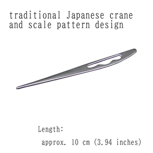 Palillos de Acero Inoxidable Wagashi Japoneses de Calidad Superior con Diseños Tradicionales para Decoración de Mesa – Paquete de 4 - Product Image 5