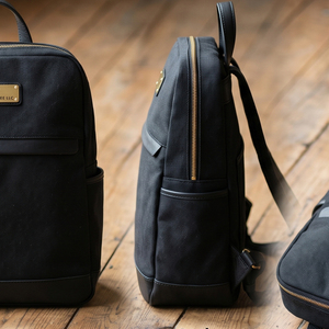 Regal Three Black Mini <b>Backpack</b> Water Resistant Zipper Closure Shoulder Strap Daily Use Medium Capacity Back Pack Bag Unisex - Product Image 3