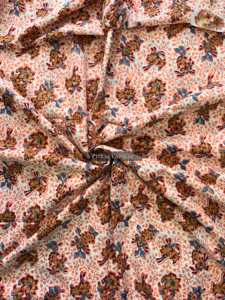 Tela de Algodón 100% Sostenible, Estampada a Mano, Diseño Floral Étnico de Jaipur, Textil de Algodón para Ropa de Mujer y Decoración del Hogar - Product Image 5