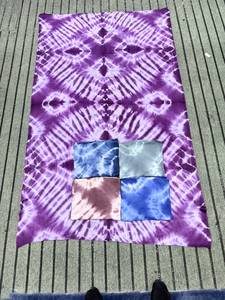 Pañuelo/Hijab de Algodón para Mujer al por Mayor, con Estampado Geométrico de Diamantes y Tie-Dye, Ligero, Transpirable y Suave, 110x200cm, Color Personalizado, OEM - Product Image 5