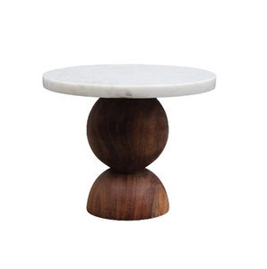 Wooden and <b>Marble</b> Latest Design Royal <b>Cakes</b> <b>Stand</b> Manufacturer Wholesaler <b>Cake</b> <b>Cake</b> <b>Stand</b> Home & Decoration - Product Image 2