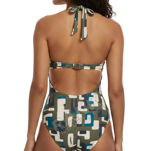 Maillots de bain pour femmes en polyester et élasthanne à séchage rapide, prix de gros, vêtements de plage respirants pour femmes - Product Image 2