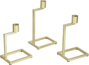 Bougeoir moderne Bougeoir antidérapant de style luxe doré, ornement de première qualité pour la décoration d'éclairage d'ambiance - Product Image 4