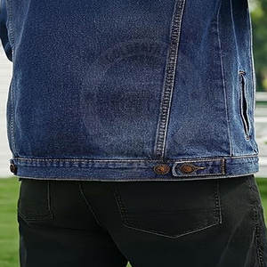 Service OEM, vente en gros, veste en jean pour homme, meilleur design, légère, couleur personnalisée, veste en jean pour homme - Product Image 3