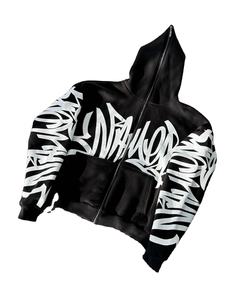 Sudadera con capucha de felpa francesa de peso pesado para hombre personalizada con cremallera Boxy Fit Rhinestone 3D Puff Print Sunfaded Acid Wash sudadera - Product Image 1