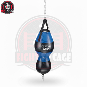 Sac de frappe réglable à double extrémité pour l'entraînement de boxe, balle de réflexe haute vitesse avec cordons élastiques pour le Muay Thai et les entraînements en salle de sport - Product Image 3
