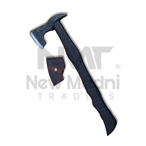 Hache artisanale en gros, hache de camping, hache de bûcheron pour extérieur, lame tranchante en acier au carbone - Product Image 1