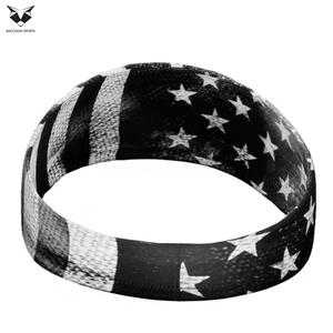 Diadema Deportiva Transpirable de Secado Rápido, Suave, Absorbente de Humedad, Alta Elasticidad, Antideslizante, con Diseño de Estrellas y Rayas - Product Image 3