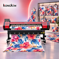 Imprimante numérique à sublimation thermique Kongkim de 1,8 m et 3,2 m, la mieux notée, avec système d'alimentation et de récupération automatiques pour la vente en gros