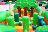 Jungle Interactive Obstacle Bounce Slide Jump Castle Playground Gonflable Jumper House Gonflable Obstacle Playground Jumpers