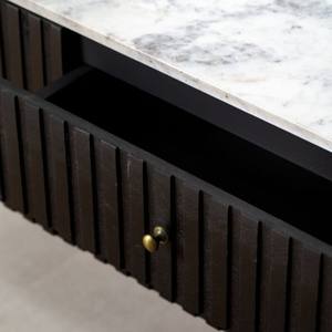 Mueble para TV Vandana Novara Aureo de Madera de Mango Negra (200 cm de Longitud), Consola de Entretenimiento Moderna de Madera Sólida - Product Image 5