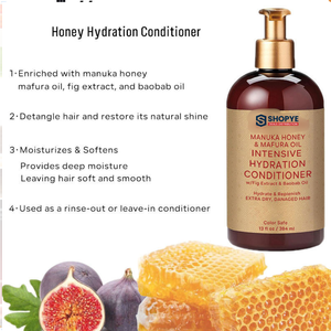 Acondicionador Capilar en Gel de Marca Privada con Aceite de Mafura, Miel de Manuka y Granada, Hidratante para Cabello Rizado Africano, Sin Sulfatos - Product Image 1