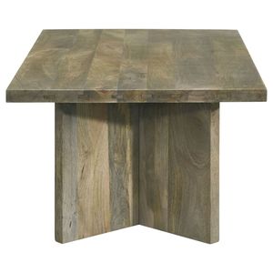 Tavolino da Caffè Rettangolare Donovan in Legno Massello Marrone Mango - Product Image 4