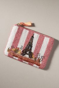 Handmade Beaded Coin Pouch Women's Colorful Seed <b>Beads</b> Embroidery Customizable Travel Promotional Tote Bags - Product Image 1