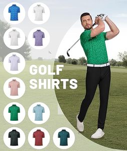 Chemises de golf pour hommes de haute qualité, en coton, personnalisables, avec logo brodé sur le devant, anti-plis, vente en gros - Product Image 6
