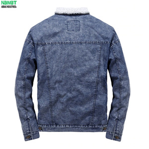 Classic Fleece <b>Jacket</b> For Men Full Zipper Warm Outerwear Black Contrast <b>Corduroy</b> Collar Casual Sporty Work Coat - Product Image 2