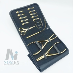 Outils les plus vendus pour l'extension de cheveux Micro lien perle dissolvant pince 3 trous pince pour perles, ciseaux et pinces à cheveux avec boucle de cheveux - Product Image 2