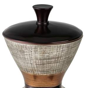 Design egiziano 10 \ "contenitore di gioielli decorativi in Polyresin 'Naomi' alto per riporre alla moda - Product Image 4