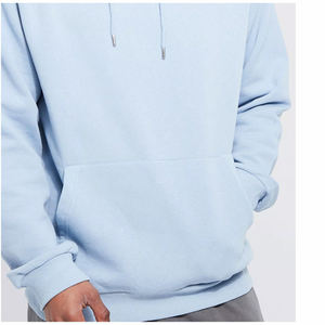 Sudadera con capucha básica para hombre, estilo streetwear, de forro polar, cómoda, informal, para uso diario, ajuste relajado y ajustable. - Product Image 3