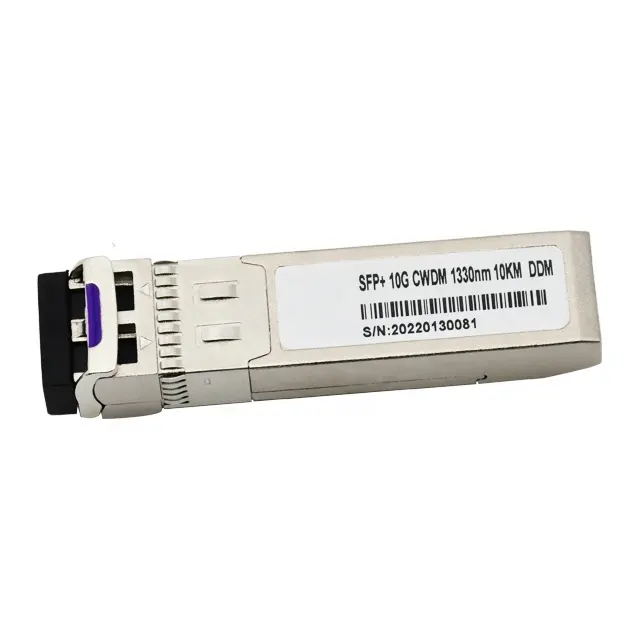 Nhà máy 10g 1330nm wavelegth quang thu phát 10km CWDM DDM SFP epon Cisco Duplex LC Singlemode đa sợi quang mô-đun