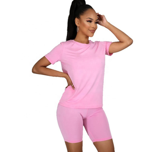 Conjunto Deportivo Casual de Lona de Alta Calidad para Mujer, Conjunto de 2 Piezas de Moda para el Verano 2026 - Product Image 5