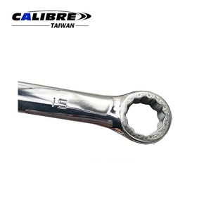 TAIWAN CALIBRE 6pc 8-19mm métrique Extra Long Double anneau boîte clé clé à molette avec anneau plat - Product Image 3