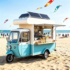 Nouvelle Mini-charrette alimentaire pop-up 2026 avec parasol détachable et support pliable pour la vente en marché nocturne - Product Image 1