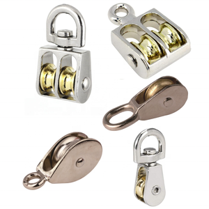 亜鉛合金旋回フックシングルプーリーブロック吊りワイヤーローププーリー - Product Image 4