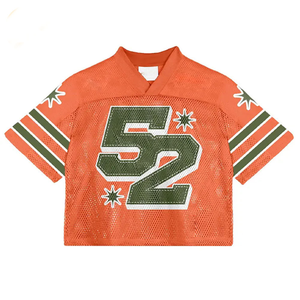 2k26 เสื้อฟุตบอลอเมริกันแบบกำหนดเองสไตล์ใหม่ชุดทีมแขนสั้นสำหรับผู้ชายเสื้อกีฬาแนวเรโทร - Product Image 6