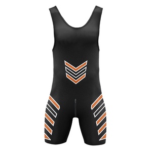 Maillots de corps RT une pièce pour hommes Powerlifting Sleeveless Sleeveless Sleepwear Front Back Zipper Wrestling Singlets Bodys for Martial Arts - Product Image 3