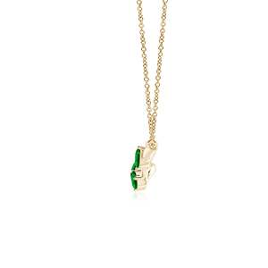 14K <b>Solid</b> <b>Gold</b> Natural Pear-Shaped Emerald Tree Branch <b>Pendant</b> Classic Fine Jewellery Anniversary Wedding Gift For Her 2026 - Product Image 2