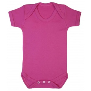 100% coton barboteuses à manches courtes pour nouveau-nés haute qualité tissu doux couleur violette garçons filles mignon été bébé vêtements - Product Image 2