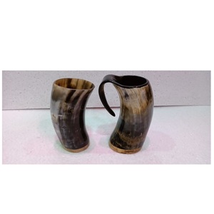 Cadeaux les plus vendus : Chopes à boire médiévales en corne, exportateur indien d'accessoires de boisson et décoratifs, chopes en corne naturelle artisanales - Product Image 3