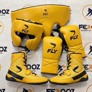 Paquete Completo de Equipo de Artes Marciales con Protección para la Cabeza, Almohadillas de Golpeo, Protector de Torso, Protectores de Piernas y Botas de Boxeo - Product Image 6