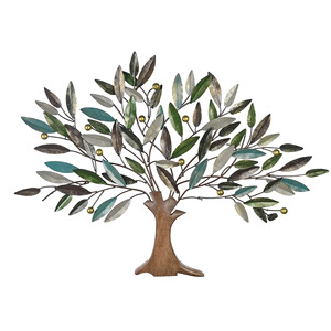Modern Luxury Ginkgo <b>Leaf</b> Metal <b>Wall</b> Art Sculptures Nordic Gold Green 3D Floral Hanging <b>Decor</b> for Living Room Hotel <b>Wall</b> <b>Decor</b> - Product Image 4