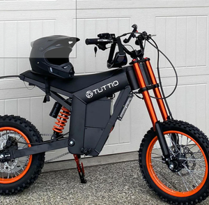 MEJOR OFERTA 2026: Motocicleta Eléctrica Todoterreno con Motor sin Escobillas de 501-1000W, Velocidad Máxima <40km/h, Diseño Negro y Naranja - Product Image 4