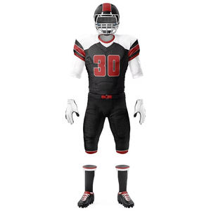 Uniformes Personalizados de Fútbol Americano para Equipos, Tallas Grandes para Adultos, Manga Corta, 100% Poliéster, Impresión Sublimada, Corte Atlético, Proveedor al por Mayor - Product Image 5