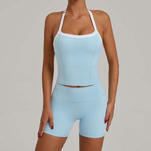 Wholesale Custom Fitness Wear Yoga Sets Gym <b>Workout</b> Clothes Athletic Suits Sports Bra <b>Jacket</b> High Waist Leggings Set For Women - Product Image 4